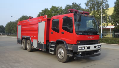 湖北江南与菲律宾签定的480台消防车的验收培训现场