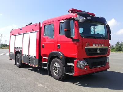 江特牌JDF5160GXFPM60/Z6型泡沫消防车