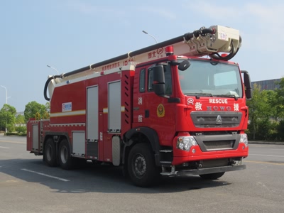 江特牌JDF5330JXFJP32型举高喷射消防车